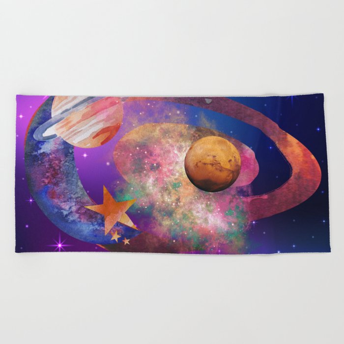 Space Beach Towel