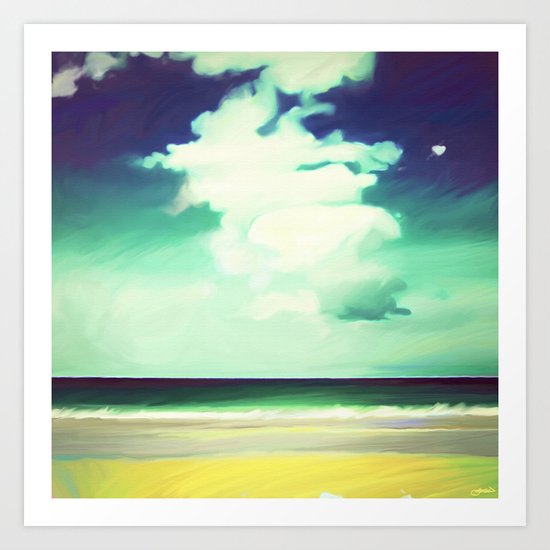 Like a Beach Art Print
