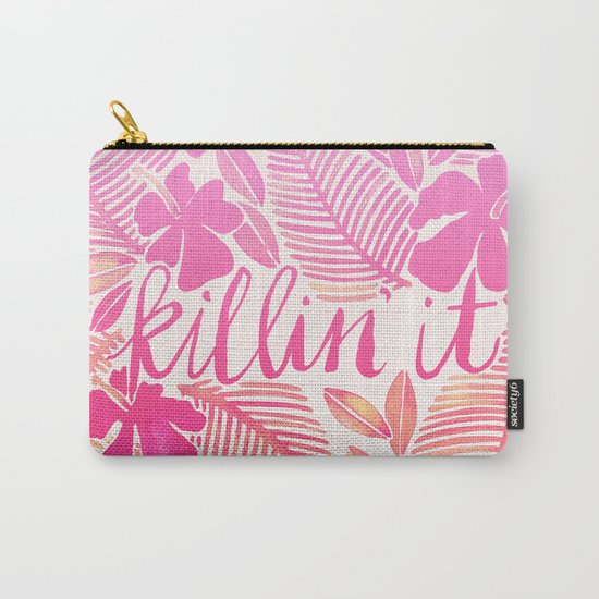 Killin' It – Pink Ombré Carry-All Pouch