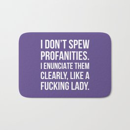 Typography Quotes Bath Mats Society6