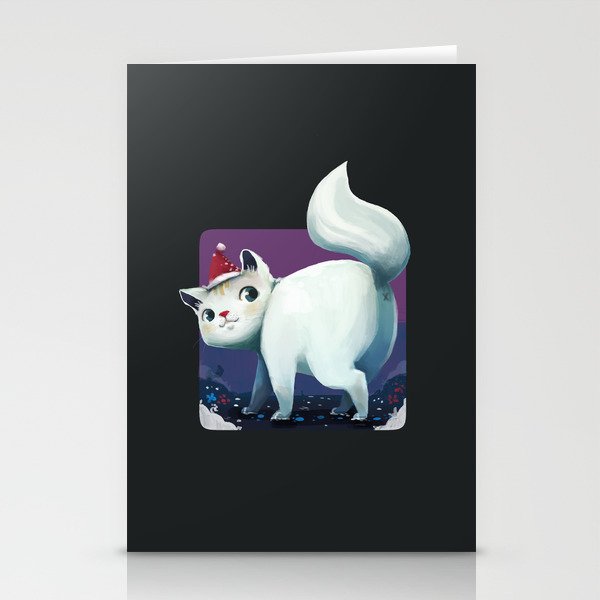 Christmas Cat Stationery Cards