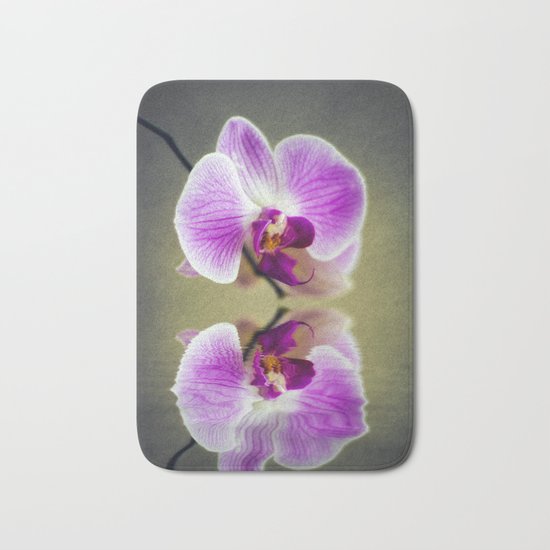 Orchid Reflections Bath Mat