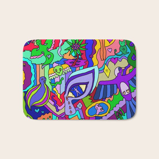 Abstract 17 Bath Mat
