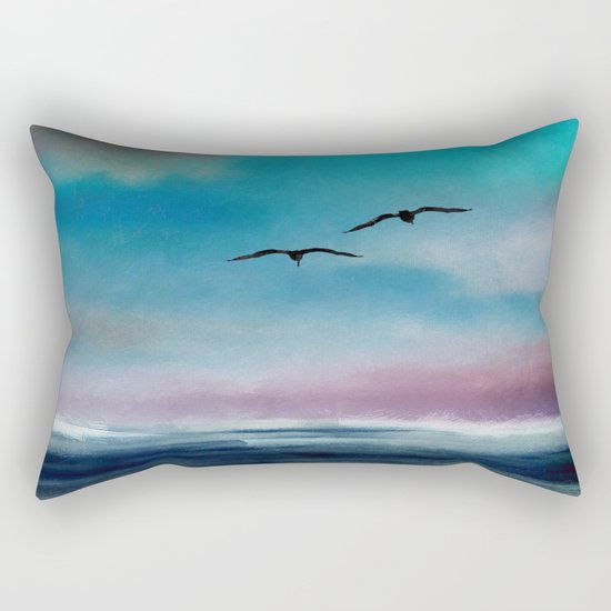Ocean Landscape Rectangular Pillow