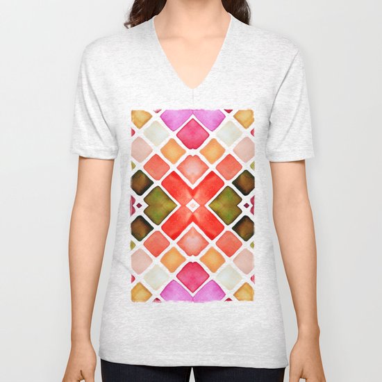 WATERCOLOR Unisex V-Neck