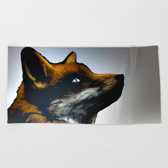 Fox Beach Towel