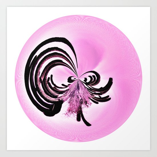 Wild Cactus RoundUp (Circle Week) Art Print
