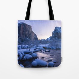 Valley Winter Dawn Tote Bag