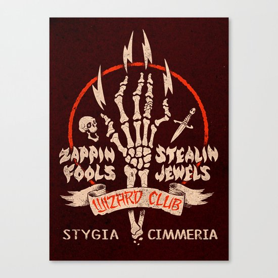 WIZARD CLUB Canvas Print