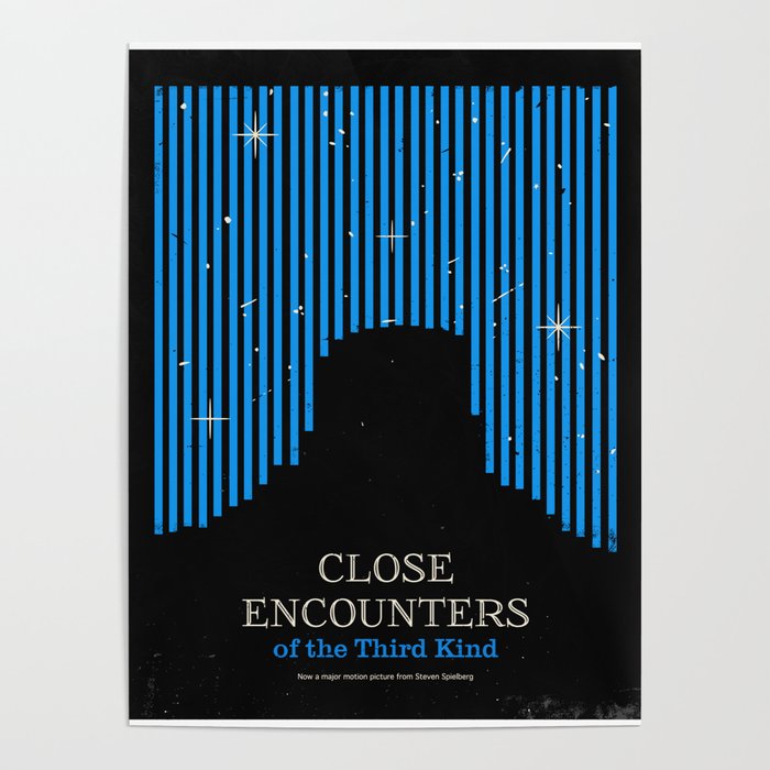Close Encounters of the Third Kind Minimal Movie Poster Poster