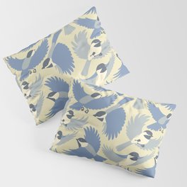 Chickadees  in Blue Pillow Sham