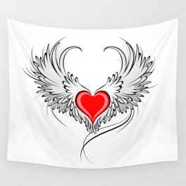 Angel Heart Wall Tapestry