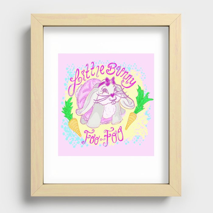 Little Bunny Foo-Foo Recessed Framed Print