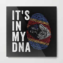 It's In My DNA - Swaziland Flag Metal Print | Flag, Women, Men, Origin, Toddler, Boys, Nationality, Pride, Gift, National 