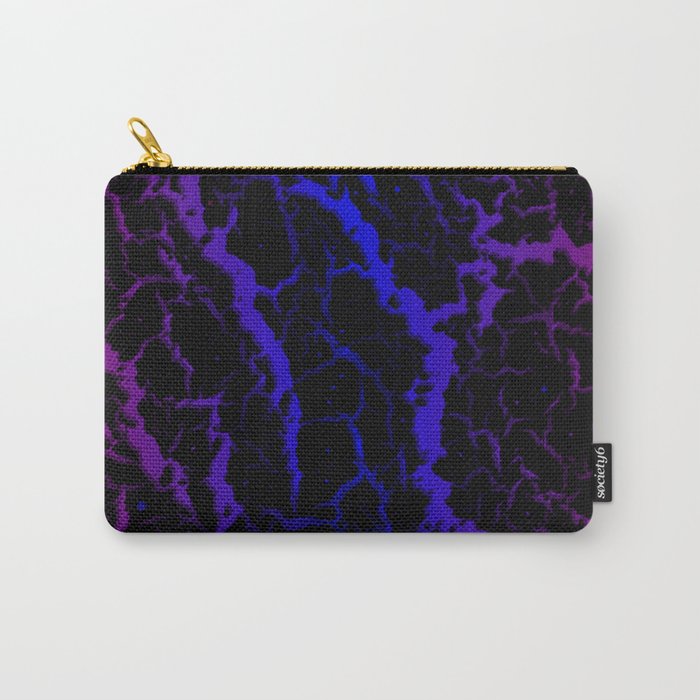 Cracked Space Lava - Purple/Blue Carry-All Pouch