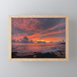 Poipu Sunset 2 Framed Mini Art Print