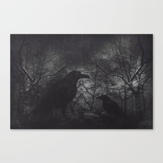Theres someone at the door Canvas Print
