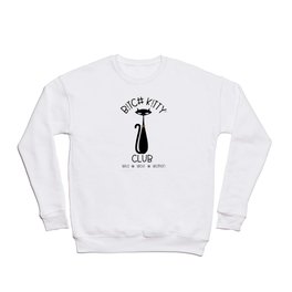 B K!TTY CLUB Sextonesque Atomic Cat Crewneck Sweatshirt