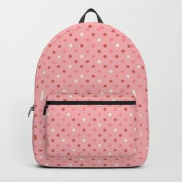 Itty Bitty Polka Dots Backpack | Polkadots, Etienne, Pink, Graphicdesign, Dots, Ecru, Terracotta 