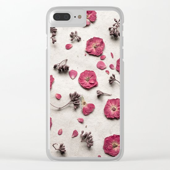 Botanical Bits Clear iPhone Case