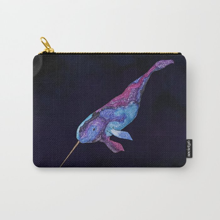 Starwhal Watercolor Painting by Imaginarium Creative Studios Carry-All Pouch