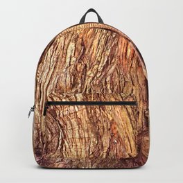 Old Gnarled Ficus Tree Trunk and Aerial Roots Texture Backpack | Old, Twisted, Texture, Roots, Tree, Rough, Trunk, Tropical, Natural, Wood 