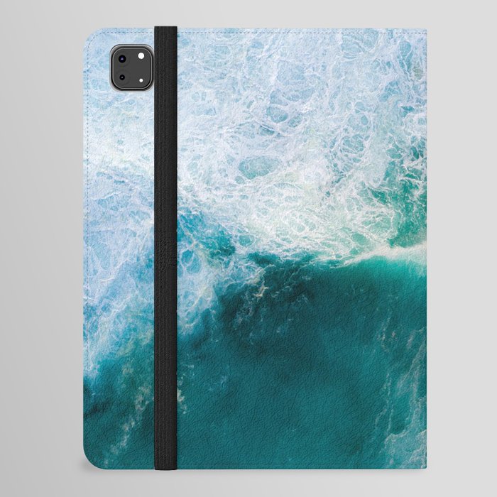 Turquoise Waves iPad Folio Case
