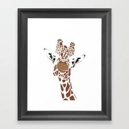 Giraffe  Framed Art Print