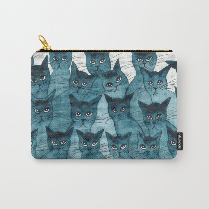 Pennsylvania Whimsical Cats Carry-All Pouch