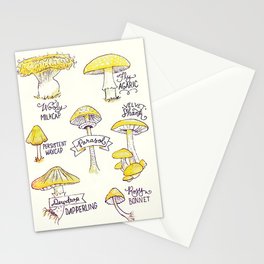 Cute Shrooms Stationery Cards