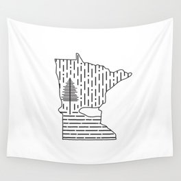 Snow MN (white) Wall Tapestry