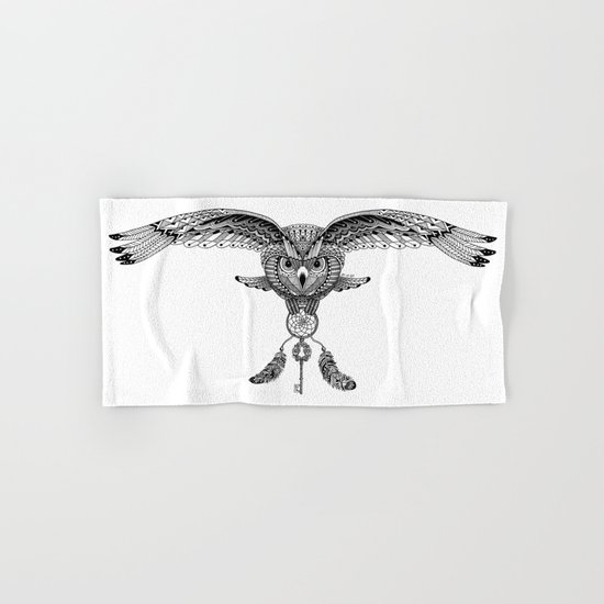 The owl is dreaming Hand & Bath Towel