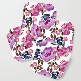 fleur - purple Coaster