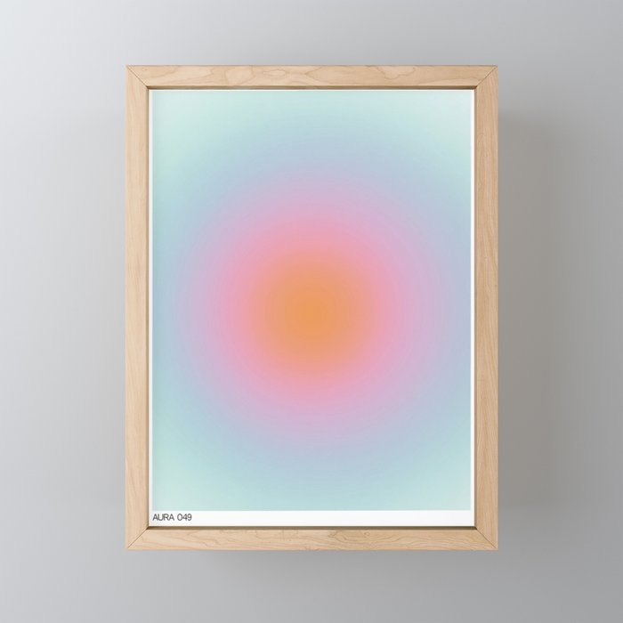 aura 049 Framed Mini Art Print