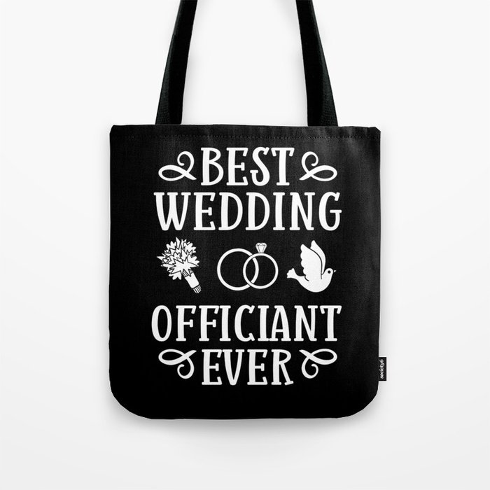 Wedding Officiant Marriage Minister Funny Pastor Tote Bag