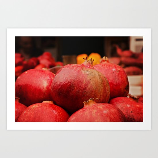 Pomegranates Art Print