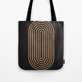 Perfect Equilibrium - Geometric Minimal - Black 1 Tote Bag