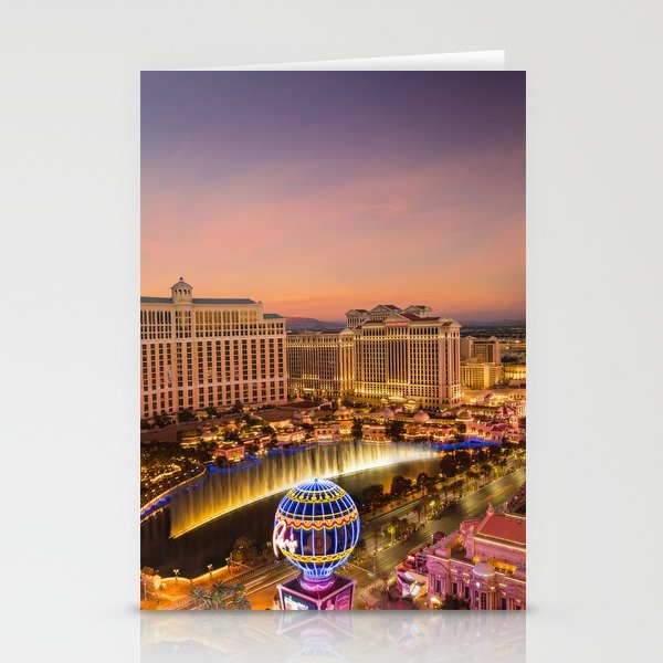 Las Vegas Strip, Nevada Stationery Cards