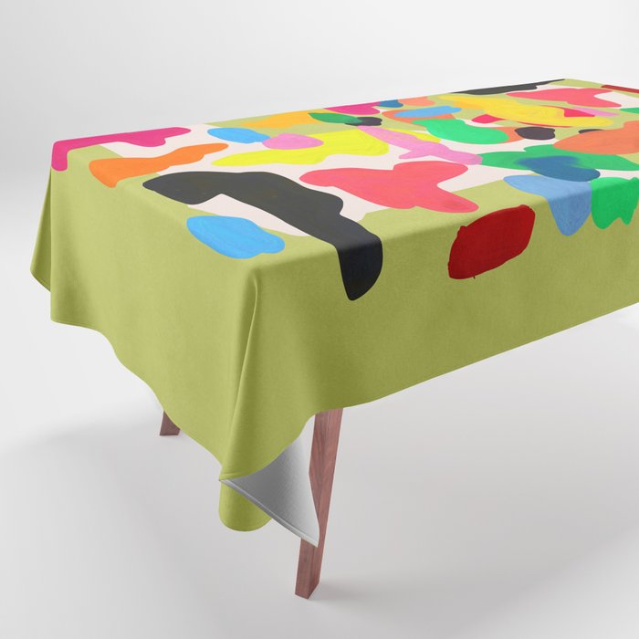 Modern Abstract Shapes 11 Tablecloth