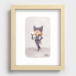 Catwoman Recessed Framed Print