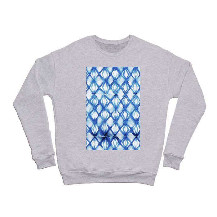 Die Tye Diamond Watercolor Pattern Crewneck Sweatshirt