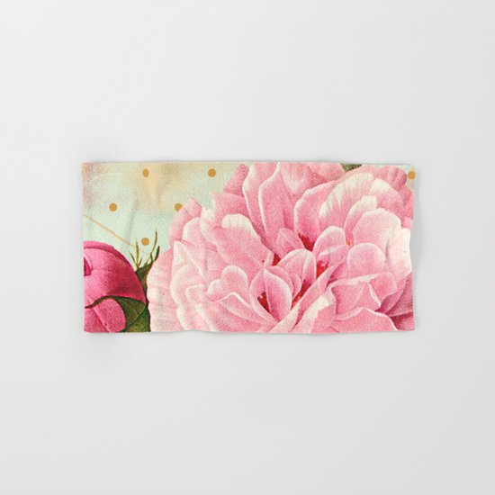 Vintage Flower #7 Hand & Bath Towel