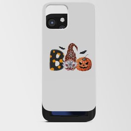 Boo Halloween Gnome iPhone Card Case