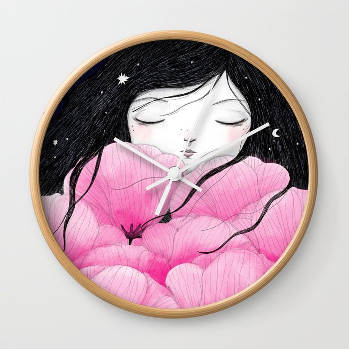 Night falls Wall Clock