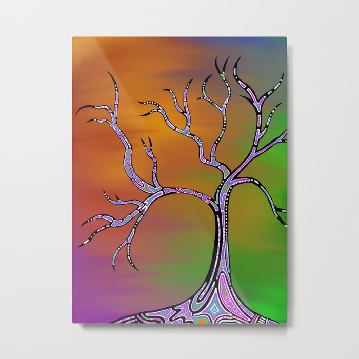 Euphoric Tree Metal Print