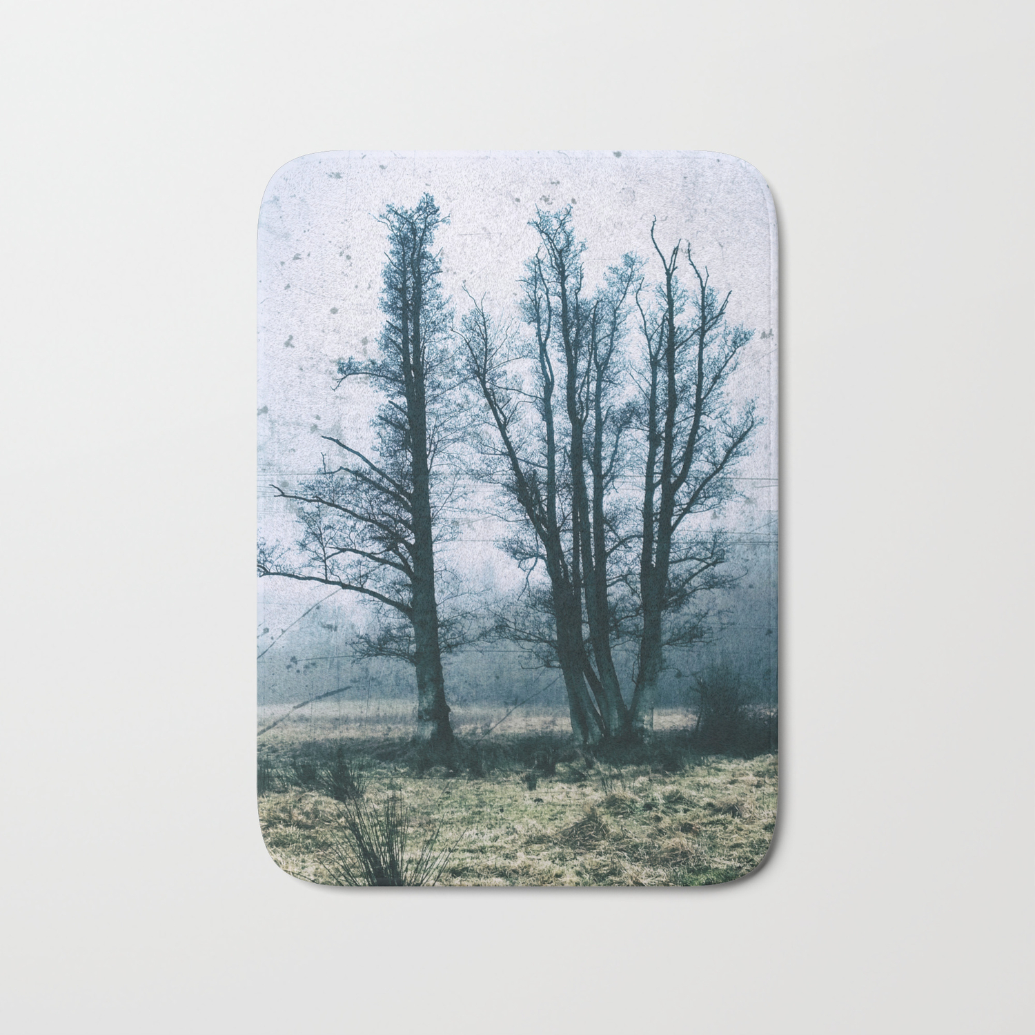 Bare Winter Trees Bath Mat By Kmstahlros Society6