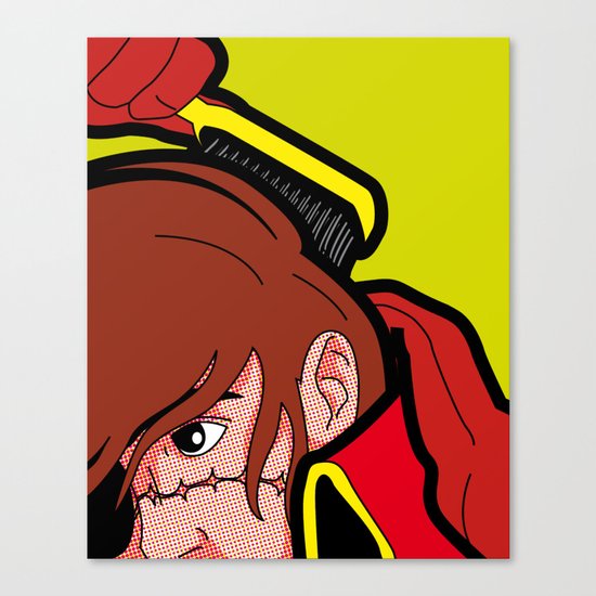 The secret life of heroes - Harlock Hair Canvas Print