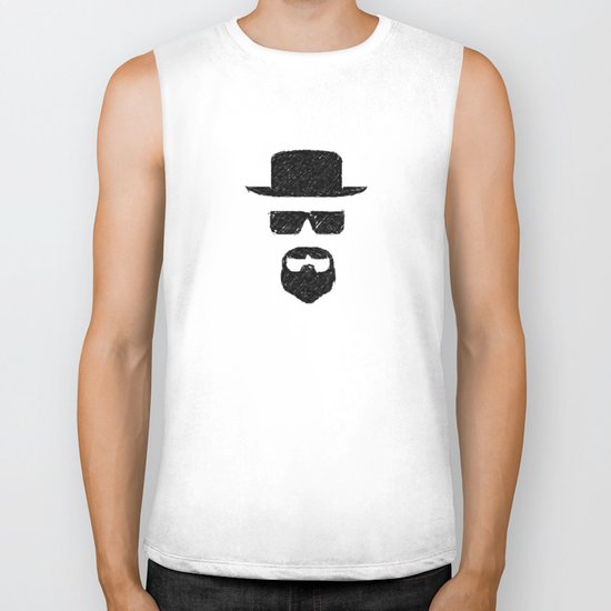 Heisenberg: Sketch Biker Tank