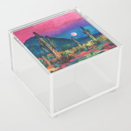 Neon Desert Acrylic Box