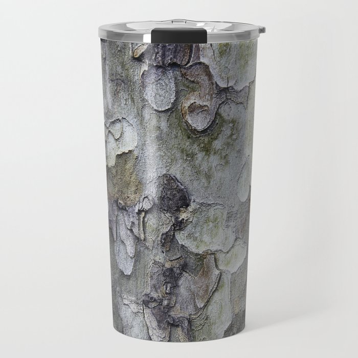Tree Bark Texture Travel Mug